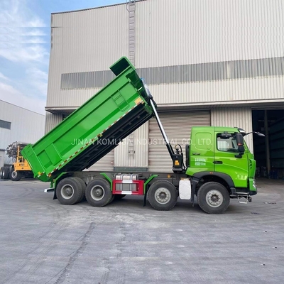 시노 트럭 12 휠러 Rhd LHD 50tons 중고 8X4 사용 된 HOWO 티퍼 덤프 트럭