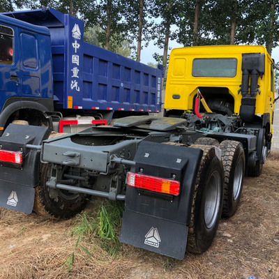 시노트루크 HOWO 6X4 10 휠 트레어 덤퍼 트랙터 트럭 420HP 디젤 하우스 파워