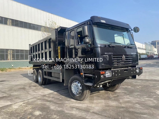 시노트룩 HOWO 6X6 모든 드라이브 틱퍼 트럭 25-25톤 371HP 420HP 도로 덤프 트럭