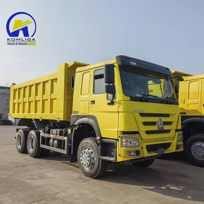 25-30톤 용량 6X4 10 휠 Sinotruk HOWO DOT 인증을 가진 틱퍼 트럭