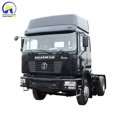 샤크맨 6X4 F2000 트랙터 트럭 50 / 90 견인 기지 및 400L 알루미늄 오일 탱커