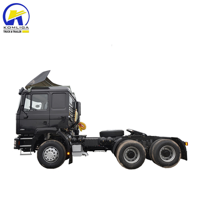 샤크맨 6X4 F2000 트랙터 트럭 50 / 90 견인 기지 및 400L 알루미늄 오일 탱커