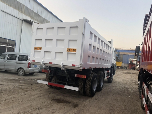 20m3 10바퀴 20톤 30톤 371HP 375HP 사용 된 덤프 트럭 Sinotruk HOWO 6X4