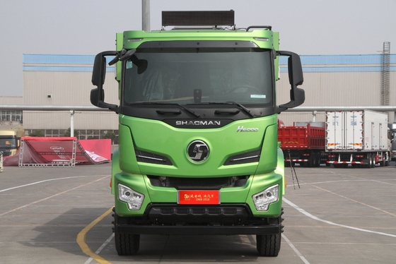 기술 부품 지원 샤크만 중고 6X4 10 휠 380HP 중량 덤프 트럭