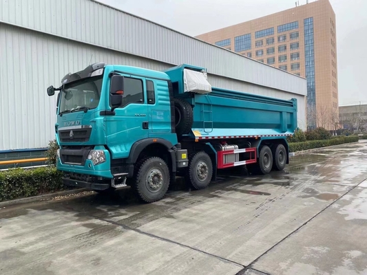 사용 된 Sinotruk HOWO 8X4 12 타이어 400HP 30m3 20cbm 버킷과 무거운 짐퍼 트럭