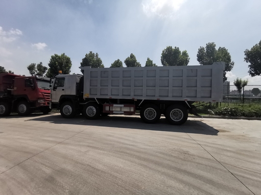 30-50톤 중량 덤퍼 덤프 트럭 사용 된 Sinotruk HOWO 371HP 8X4 내구성