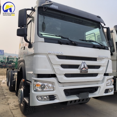 시노트룩 HOWO 6X4 420HP 10 휠 프라임 모버 트랙터 트랙터 헤드 수동 변속기