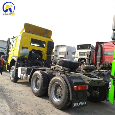 Zz4257s3241W 6X4 420 HP 디젤 엔진 HOWO 트랙터 트레일러 트럭 헤드 퍼포먼스