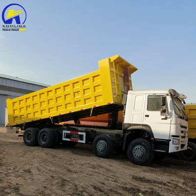400HP 12 바퀴 HOWO 덤프 트럭 6 × 4 드라이브 및 GCC 인증을위한 틱퍼 트럭