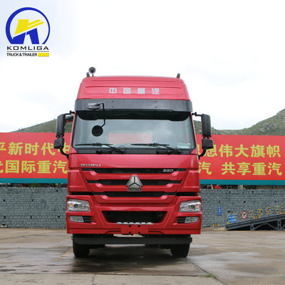 아프리카 유로2 배출량 Sinotruk HOWO 6X4 10 휠 트랙터 트럭 수동 변속기