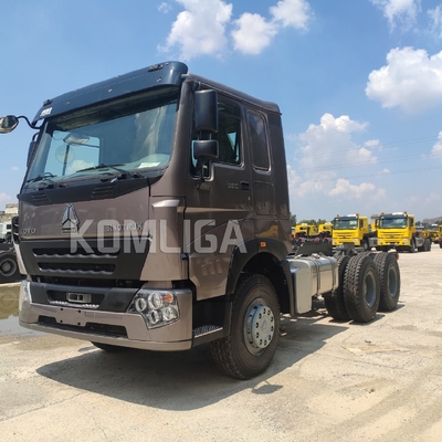 시노트루크 HOWO 6X4 375HP 잠자리 캐비 트랙터 트럭