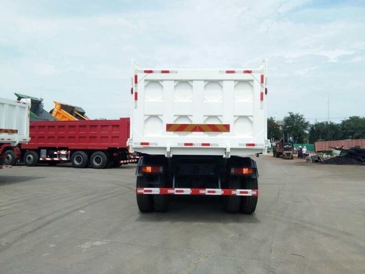 중고 Shacman Heavy Duty 6X4 앞 리프팅 스타일과 함께 티퍼 트럭 노란색