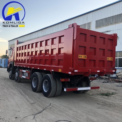 25-30톤 용량 Sinotruk HOWO 371HP 덤프 트럭 후방 축 Hc16 사용 상태