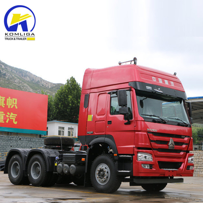 16 톤 후축 Sinotruk HOWO 6X4 371/375/400/420HP 10 휠 콘크리트 트랙터 트럭