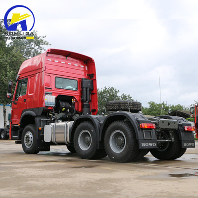 16 톤 후축 Sinotruk HOWO 6X4 371/375/400/420HP 10 휠 콘크리트 트랙터 트럭