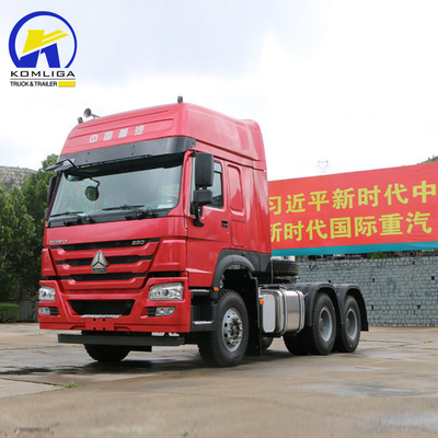16 톤 후축 Sinotruk HOWO 6X4 371/375/400/420HP 10 휠 콘크리트 트랙터 트럭