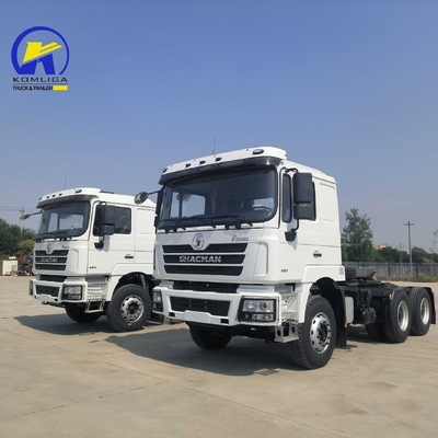 3 Axles Shacman 트랙터 트럭 머리 중량 운송 필요를위한 주요 이동기