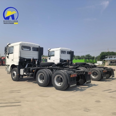 3 Axles Shacman 트랙터 트럭 머리 중량 운송 필요를위한 주요 이동기