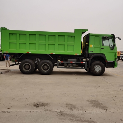 사용 된 흰색 10 바퀴 Sinotruk HOWO 6X4 덤프 트럭