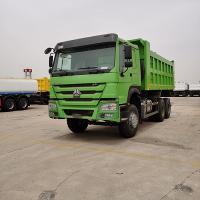 사용 된 흰색 10 바퀴 Sinotruk HOWO 6X4 덤프 트럭