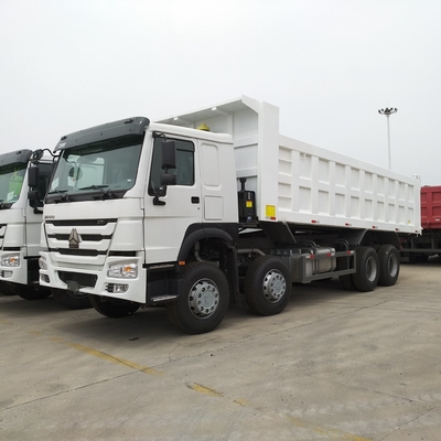 351-450hp 8X4 덤프 트럭 Sinotruk HOWO 300L 연료 탱크와 함께 팅퍼 트럭