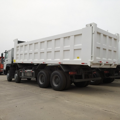 351-450hp 8X4 덤프 트럭 Sinotruk HOWO 300L 연료 탱크와 함께 팅퍼 트럭