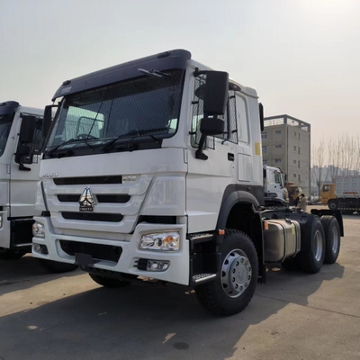 Sinotruk HOWO 6X4 10 휠 프라임 모버 트랙터 헤드 트럭