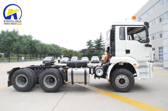 380HP 방사선 타이어 디자인 샤크만 6X4 트랙터 트럭 머리 예산 내에서