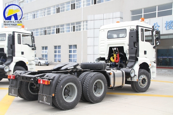 380HP 방사선 타이어 디자인 샤크만 6X4 트랙터 트럭 머리 예산 내에서