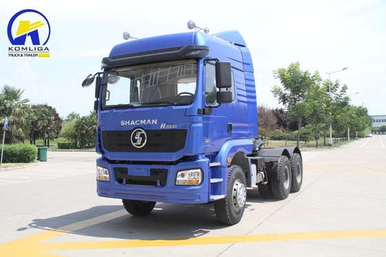 디젤 6X4 420HP 430HP 샤크만 H3000 트럭 헤드 트랙터 트럭 로딩 용량 40-60 톤