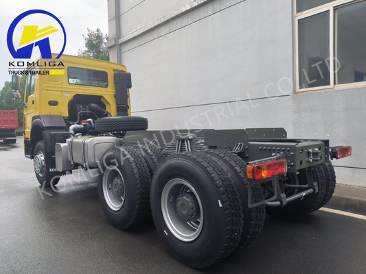 맞춤형 요청 시노트럭 HOWO 6*4 400HP 트랙터 헤드 트럭 315/80r22.5 타이어