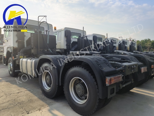 맞춤형 요청 시노트럭 HOWO 6*4 400HP 트랙터 헤드 트럭 315/80r22.5 타이어