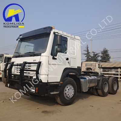 사용 된 Sinotruk HOWO 6X4 트랙터 헤드 트럭