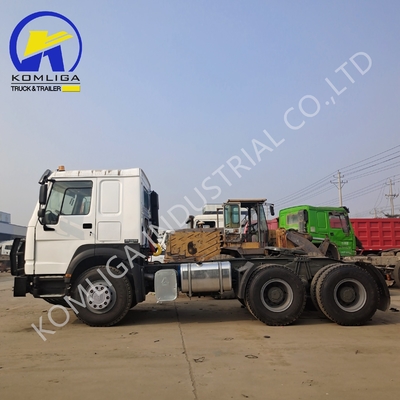 사용 된 Sinotruk HOWO 6X4 트랙터 헤드 트럭