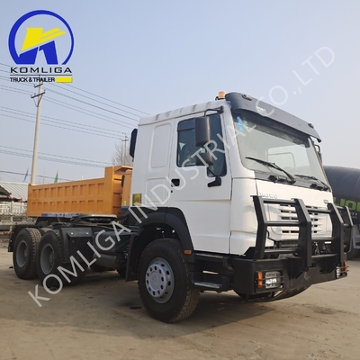 사용 된 Sinotruk HOWO 6X4 트랙터 헤드 트럭