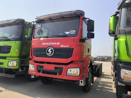 ZF 스티어링 샤크만 6X4 10바퀴 30t 트랙터 트럭 400L 알루미늄 오일 탱커 아프리카