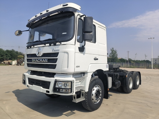 ZF 스티어링 샤크만 6X4 10바퀴 30t 트랙터 트럭 400L 알루미늄 오일 탱커 아프리카
