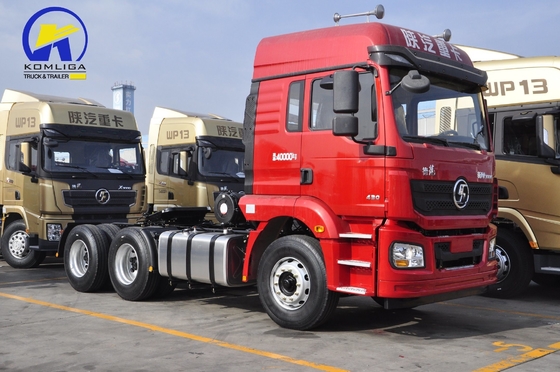 샤크만 6X4 420HP 트레일러 트랙터 헤드 트럭 기술 지원 및 예비 부품
