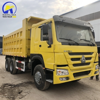 중고 Sinotruck HOWO 덤프 트럭 6X4 20-30 톤 티퍼 트럭 유로 2 마력 351-450hp