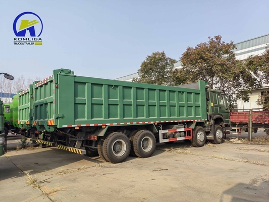 노란색 11500*2500*3400mm HOWO 시노트럭 8X4 371HP 400HP 430HP 티퍼 덤프 무거운 트럭