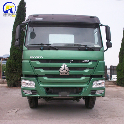 420HP 디젤 시노트럭 HOWO 6X4 10바퀴 트랙터 트럭 트레일러 헤드 최종 산업
