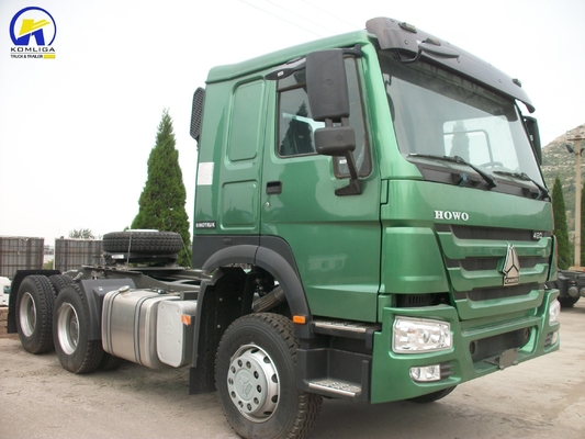420HP 디젤 시노트럭 HOWO 6X4 10바퀴 트랙터 트럭 트레일러 헤드 최종 산업