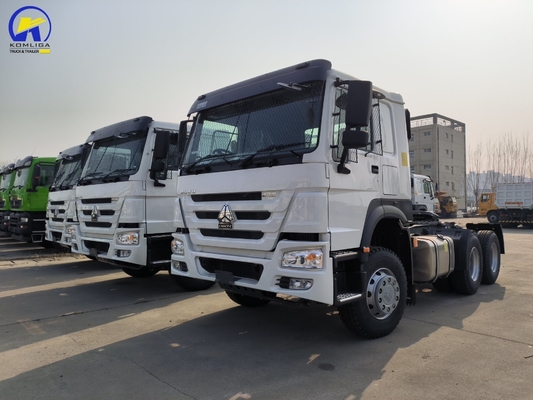 420HP 디젤 시노트럭 HOWO 6X4 10바퀴 트랙터 트럭 트레일러 헤드 최종 산업
