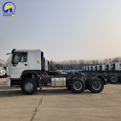 420HP 디젤 시노트럭 HOWO 6X4 10바퀴 트랙터 트럭 트레일러 헤드 최종 산업