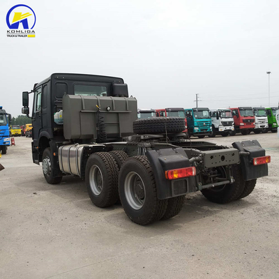 유로 2 배출량 사용 된 420HP Sinotruk HOWO 중량 주동기용 트랙터 트럭