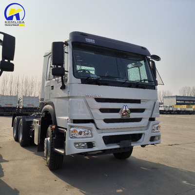 기술 부품 지원 사용 된 Sinotruk HOWO 트랙터 헤드 6X4 트레일러 트랙터 트럭