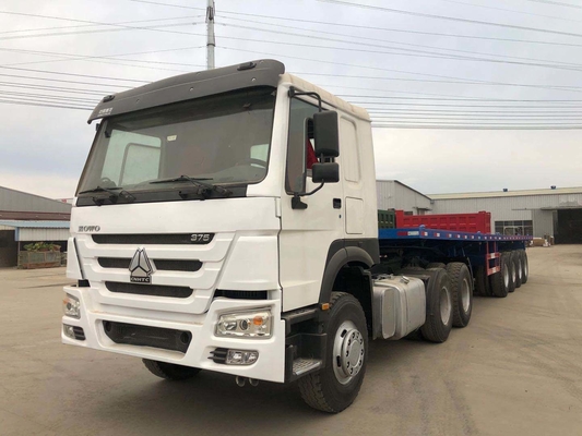 시노트룩 HOWO 371HP 6X4 10 휠 반트레일러 헤드 화물 탱크 덤프 덤프 트레일러 트랙터 트럭