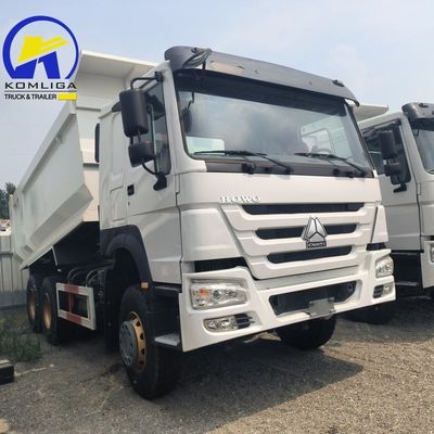 앞축 9tons 로딩 용량 30t 6X4 Sinotruk HOWO 및 사용 된 틸퍼 트럭