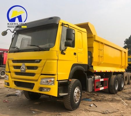 앞축 9tons 로딩 용량 30t 6X4 Sinotruk HOWO 및 사용 된 틸퍼 트럭