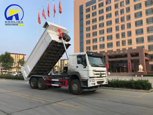 사용중인 시노트럭 HOWO 6X4 10바퀴 371HP/375HP 나이지리아 도로 프로젝트용 티퍼 덤프 트럭
